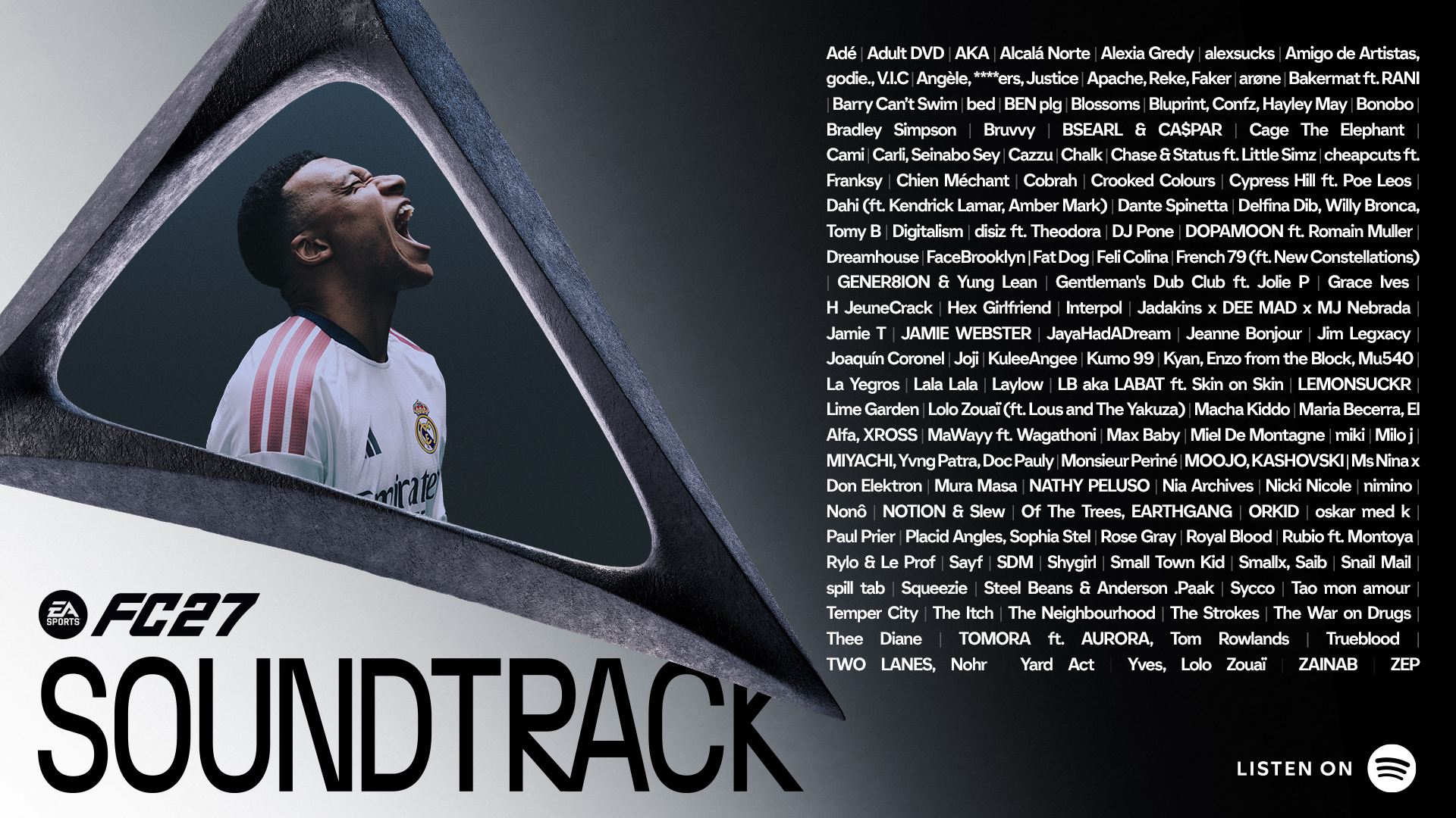EA Sports FC 27 - Soundtrack mit 120 Songs