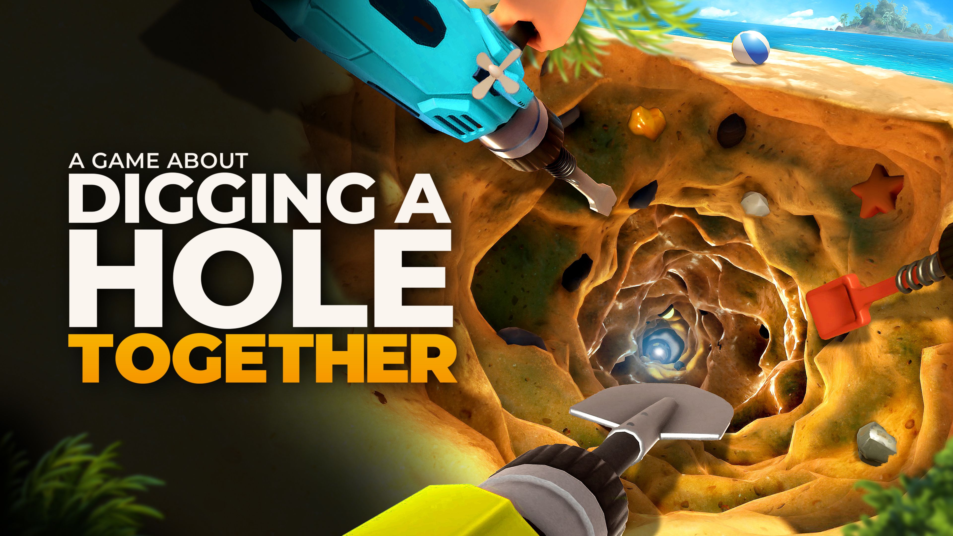 Ein Spiel übers Löcher buddeln: A Game About Digging A Hole Together