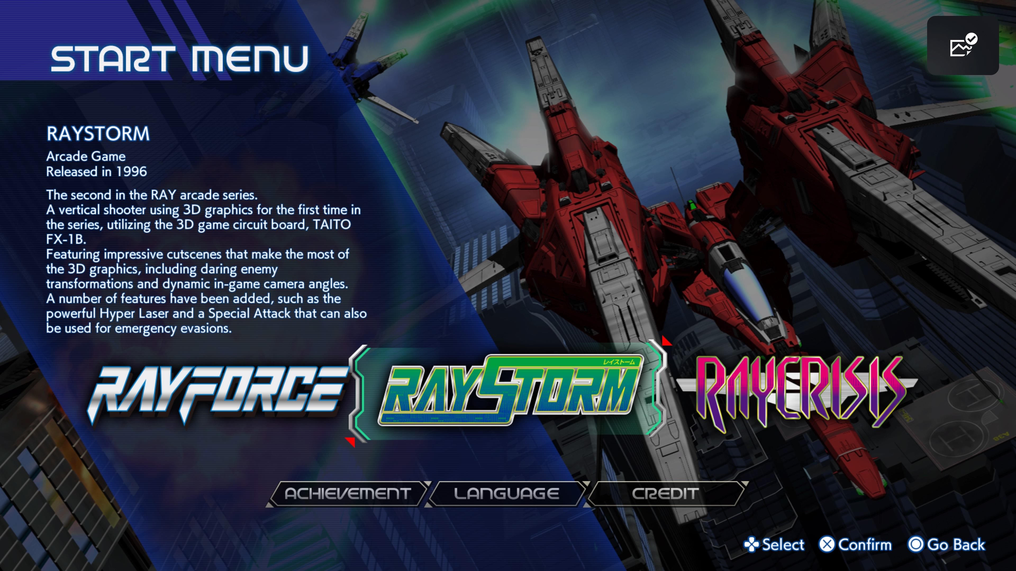 Ray`z Arcade Chronology