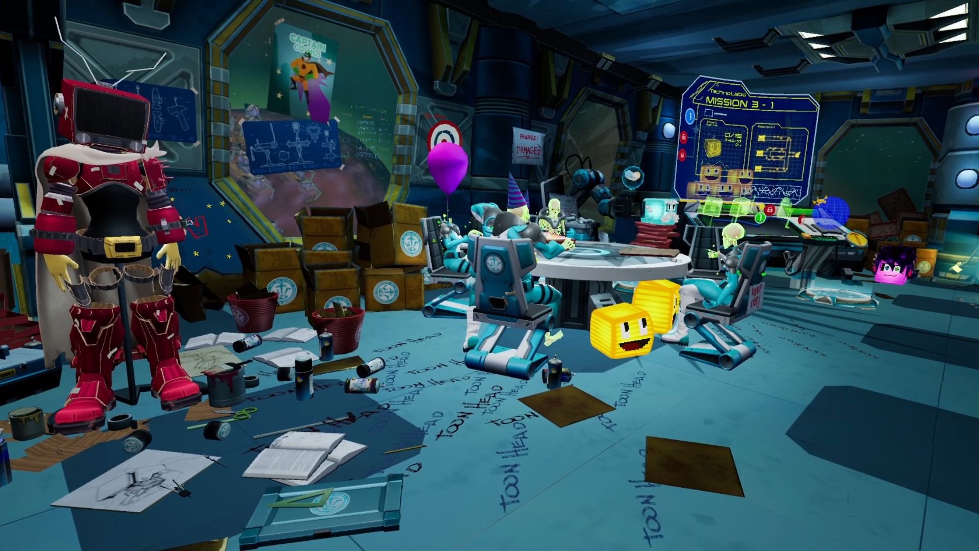 Captain ToonHead vs the Punks from Outer Space