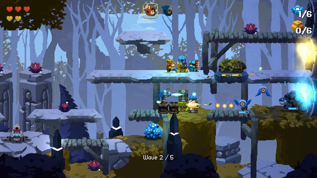 Aegis Defenders: Metroidvania mit Tower Defense Elementen