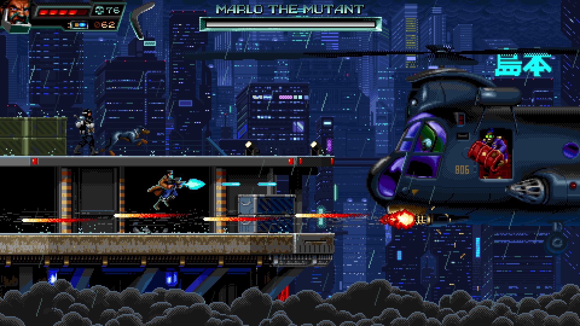 Huntdown - 16bit Action trifft auf Cyberpunk