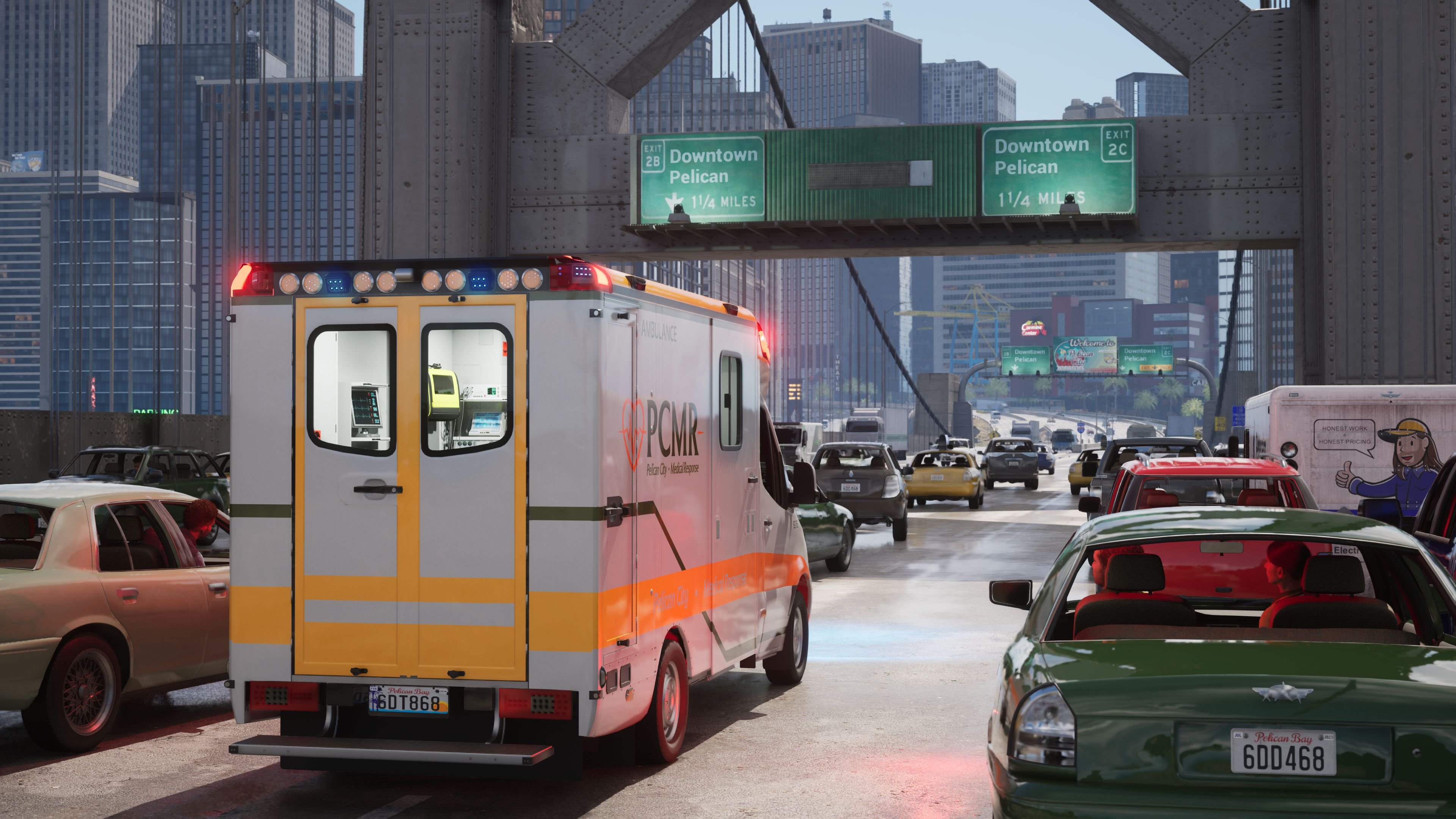Gameplay zu Ambulance Life: A Paramedic Simulator
