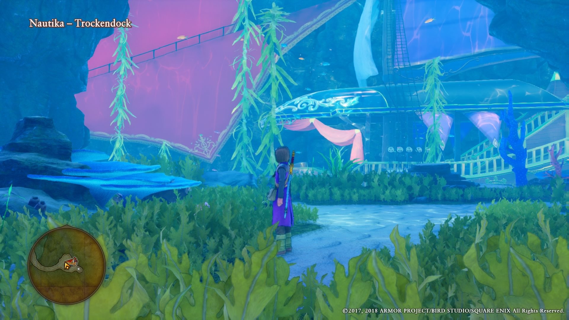 Dragon Quest XI: reitet die Monster im Spiel