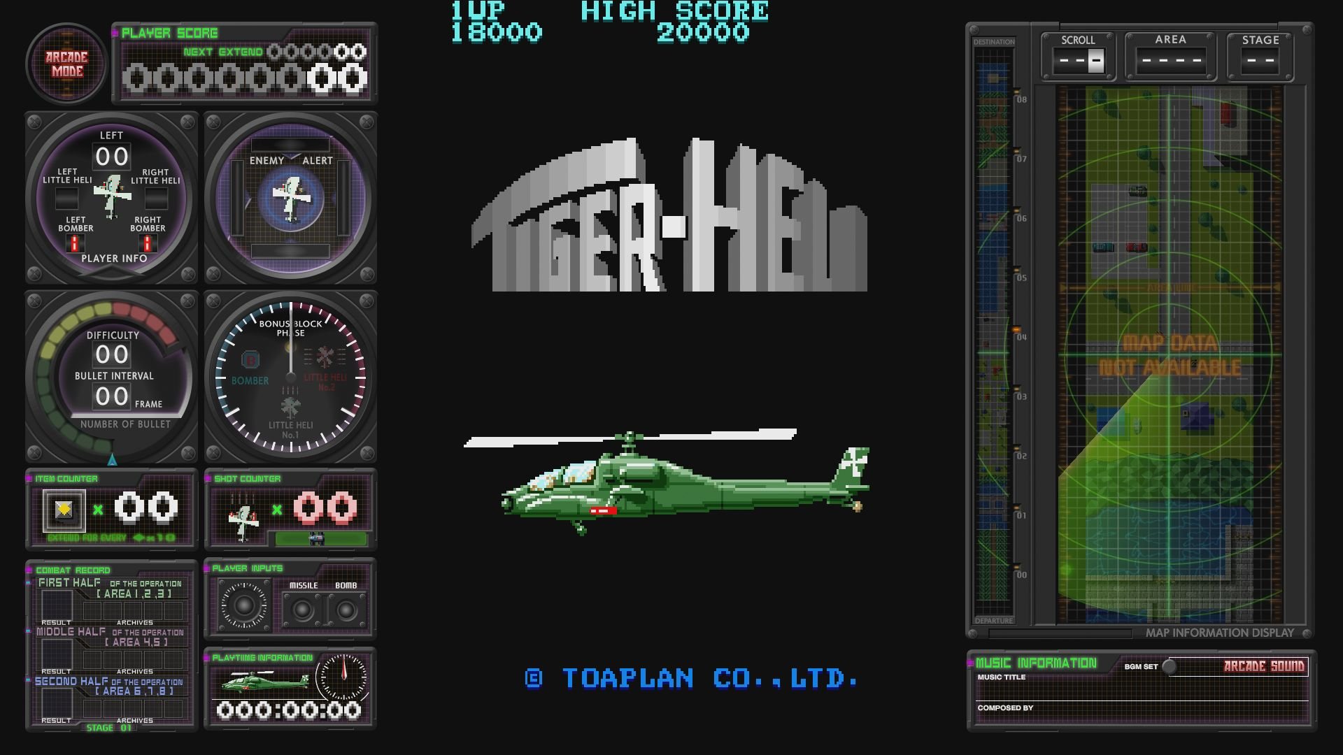 Kyukyoku TigerHeli - Toaplan Arcade Garage