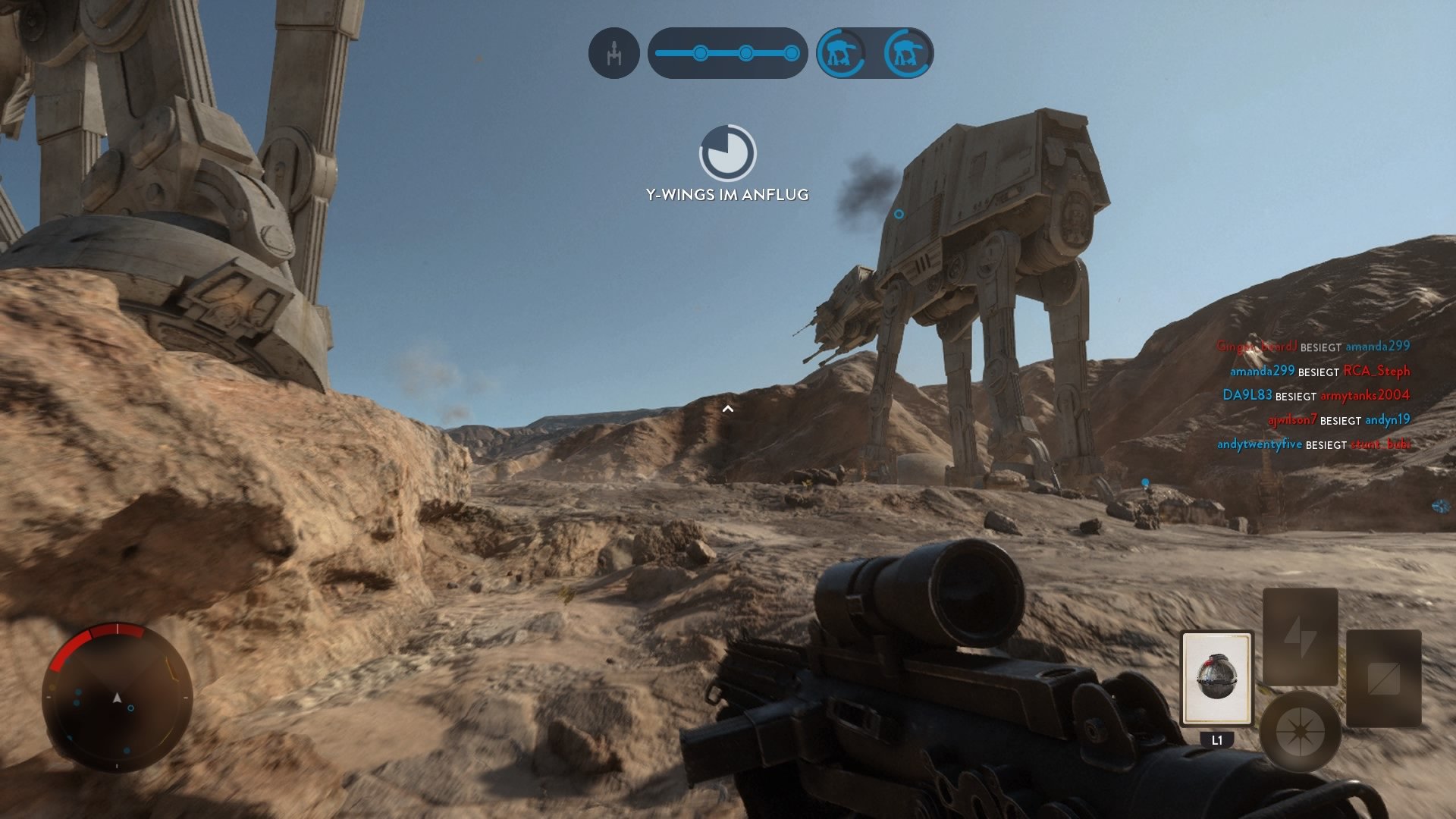 Star Wars Battlefront - ein erster Blick auf die Schlacht von Jakku