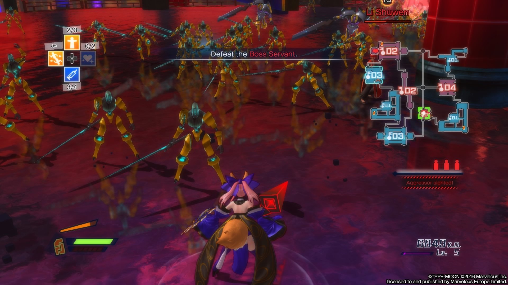 Fate/EXTELLA: The Umbral Star Lu Bu Charakter Trailer