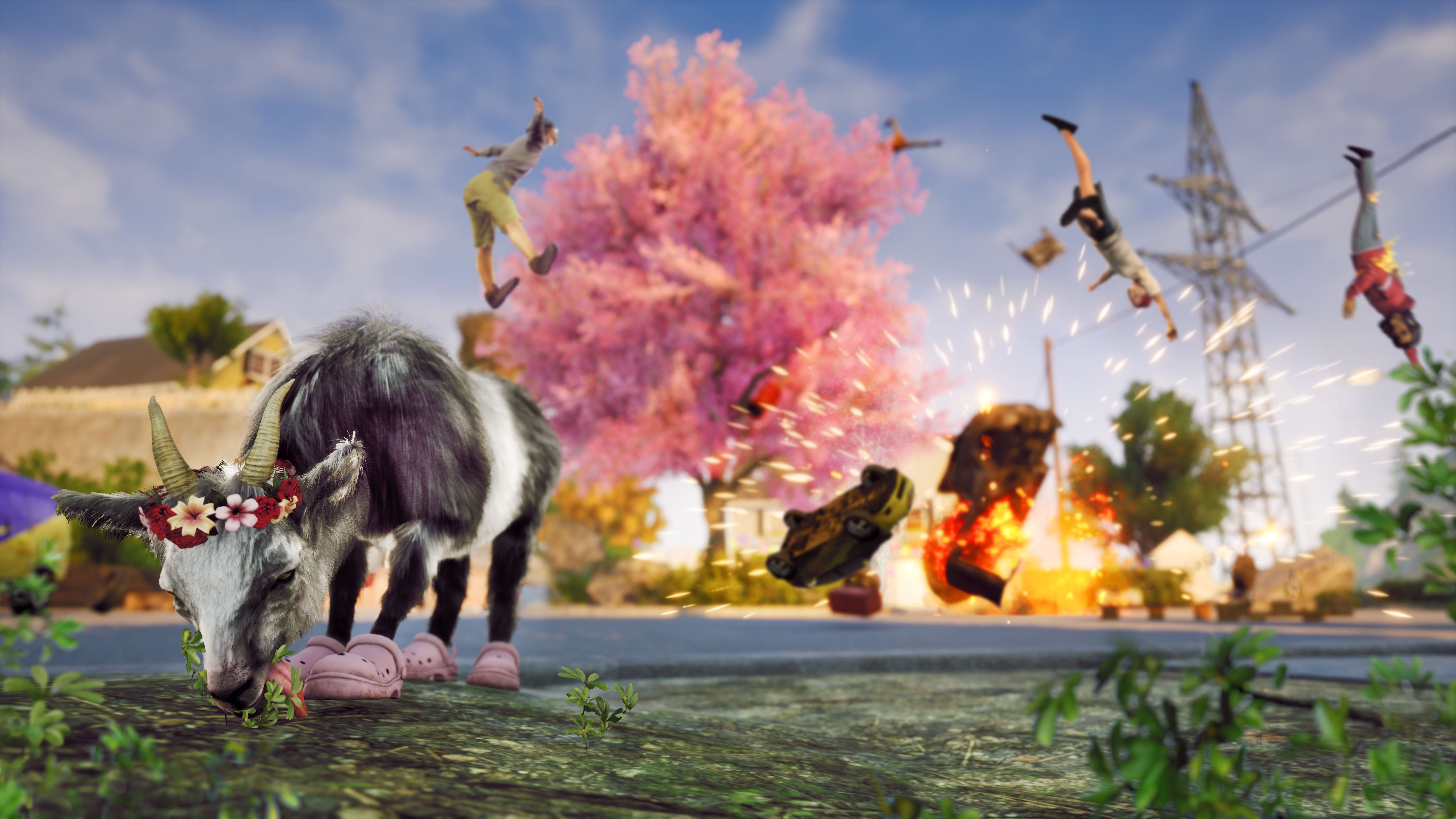 Goat Simulator 3 - Baadlands: Furry Road DLC angekündigt