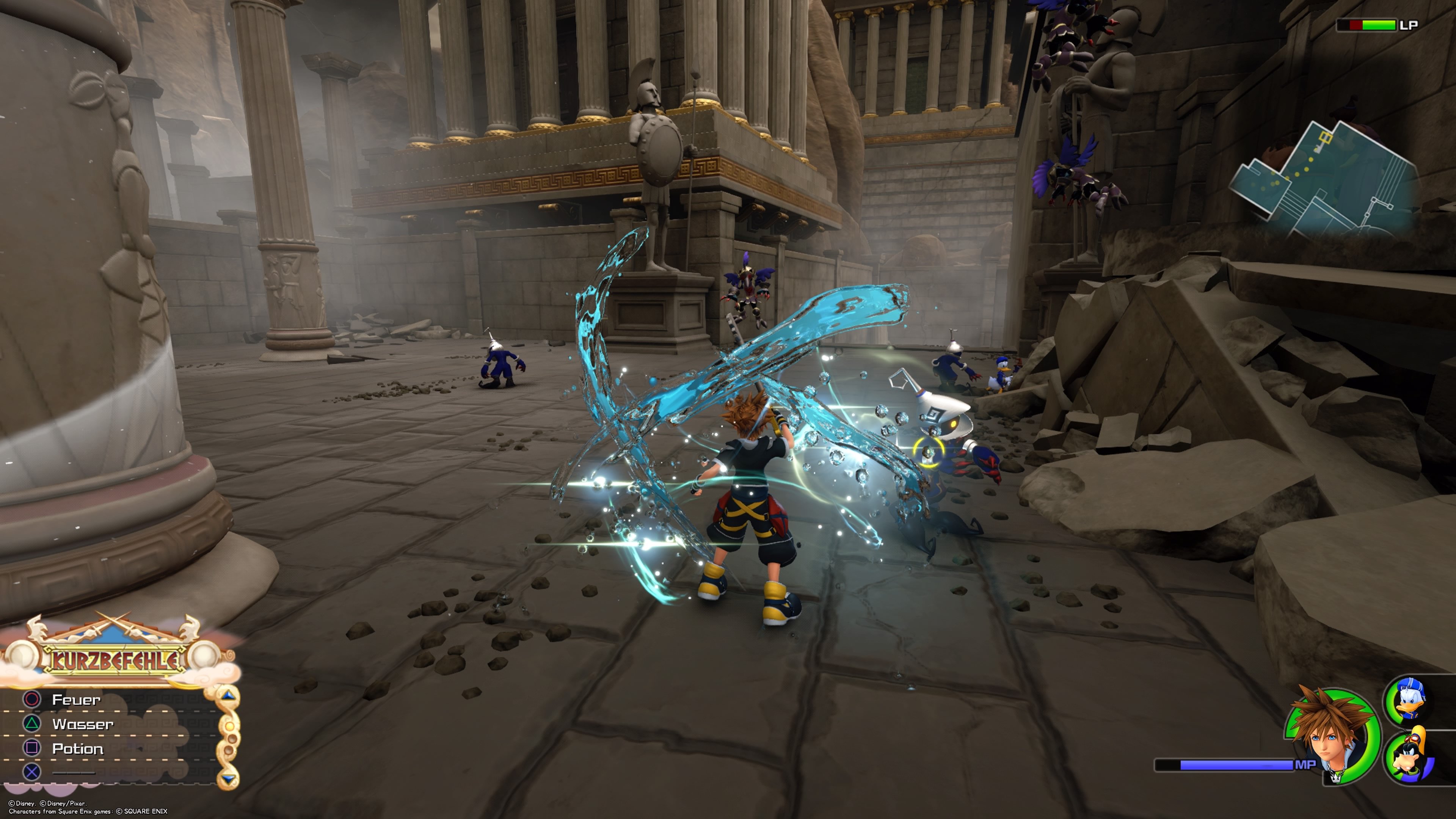 Kingdom Hearts III: Gameplay im Überblick