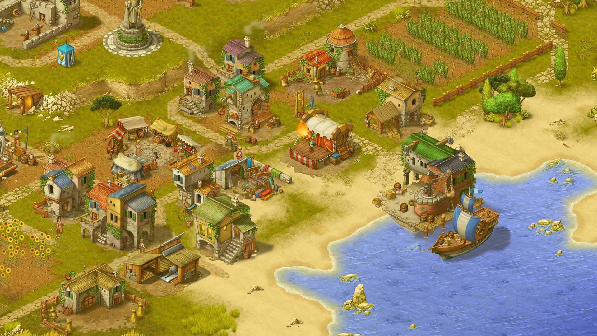 Townsmen - A Kingdom Rebuilt: Seaside Empire