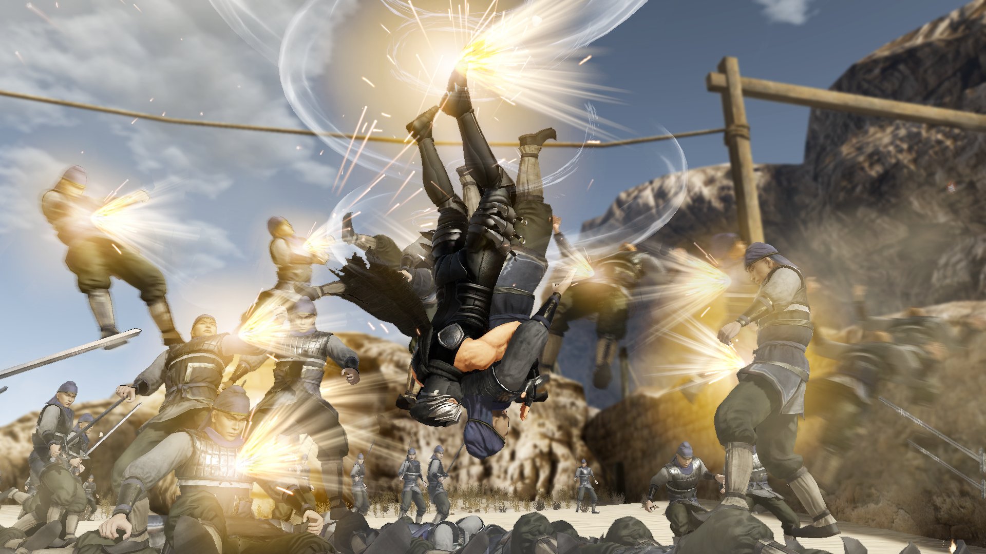 WARRIORS ALL-STARS: Ryu Hayabusa in Aktion